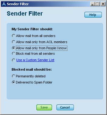 Aol Spam Filter Einstellen