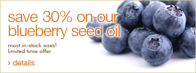 Save 30% On Blueberry Seed Oil