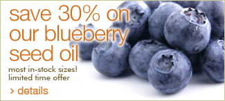 Save 30% On Blueberry Seed Oil