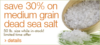 Save 30% On Medium Grain Dead Sea Salt