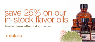 Save 15% On Flavor Oils!