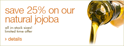 Save 25% On Natural Jojoba