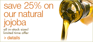 Save 25% On Natural Jojoba