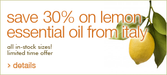 Save 30% On Lemon Essential Oil from Italy
