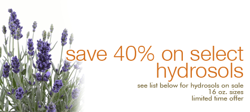 Save 40% On A Selection of Our Pure Hydrosols