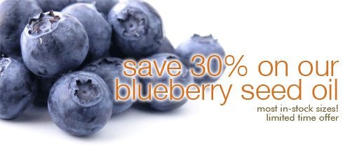 Save 30% On Our Blueberry Seed Oil