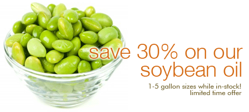 Save 30% On Our Soybean Oil