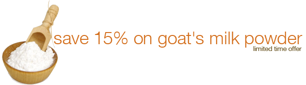 Save 15% On Goat's Milk Powder