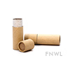 0.3 oz. Brown Paperboard Push-Up Tube with Cap 0.3 oz. Brown Paperboard Push-Up Tube with Cap