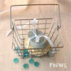 Square Wire Basket With Handle