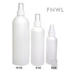 16 oz. HDPE Cosmo Round Bottle With White Sprayer