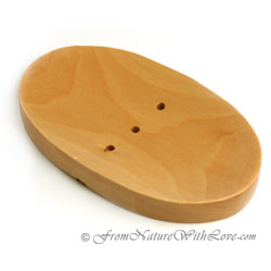 Oval Soap Dish With Drainage Holes