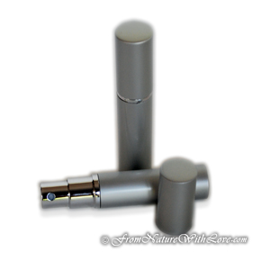 Brushed Aluminum Spray Tube, 3 ml