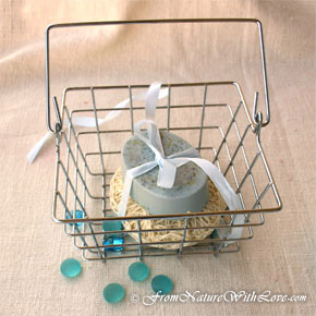 Square Wire Basket With Handle