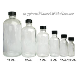 1/2 oz. Flint Boston Round Bottle with Cap