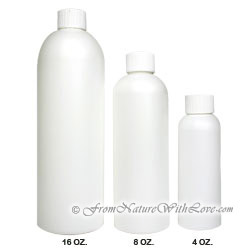 16 oz. HDPE Cosmo Round Bottle With Regular Cap