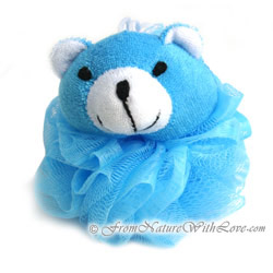 Bear Bath Pouf for Children