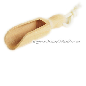 Small Wooden Scoop