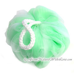 Mint Nylon Shadow Pouf