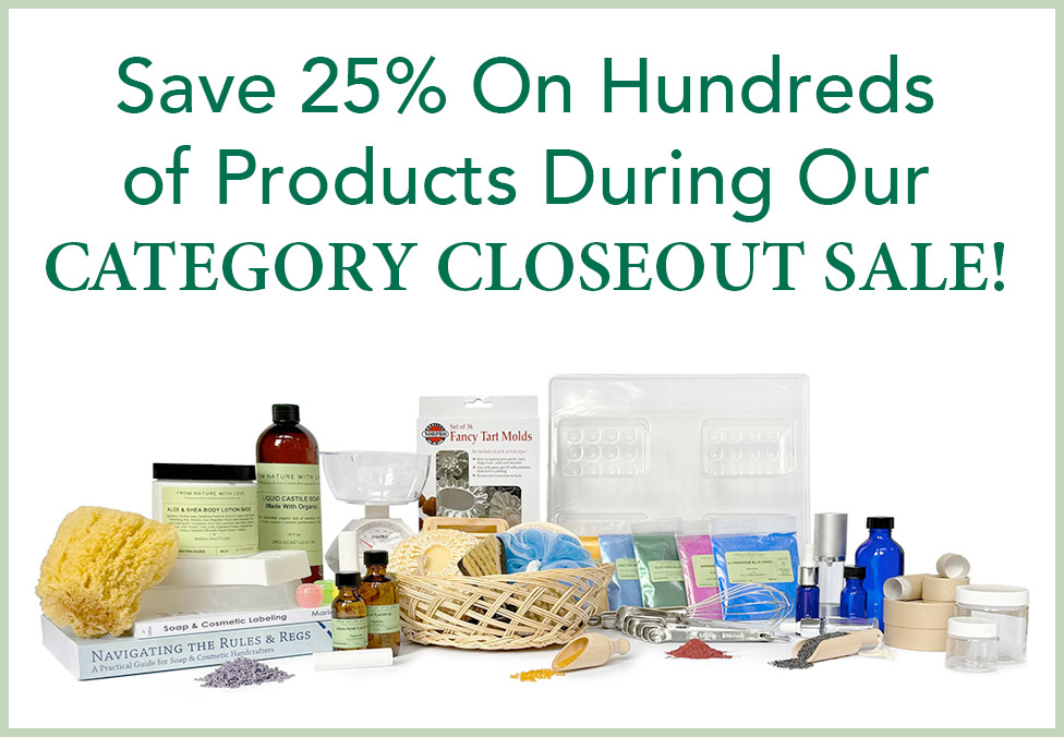 Save 25% on hundreds of ingredients during our Category Closeout Sale!