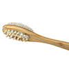 Bamboo Massager and Bristle Brush