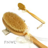 Oval Bath Brush With Removable Handle