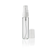4 ml Clear Glass Vial with White Sprayer and Clear Overcap