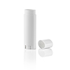 0.15 oz. White Oval Lip Balm Tube with Cap