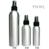 2 oz. Brushed Aluminum Bottle With Black Sprayer