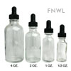 1 oz. Flint Boston Round Bottle With Dropper