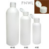 16 oz. HDPE Cosmo Round Bottles With Snap Caps