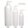 16 oz. HDPE Cosmo Round Bottle With White Pump