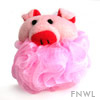 Pig Bath Pouf for Children