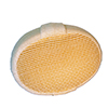 Oval Ramie Terry Sponge With Strap