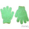 Mint Green Nylon Bath Gloves (pair)