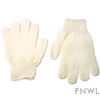 White Nylon Bath Gloves (pair)