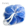 Blue Nylon Shadow Pouf