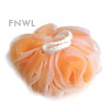 Peach Nylon Shadow Pouf